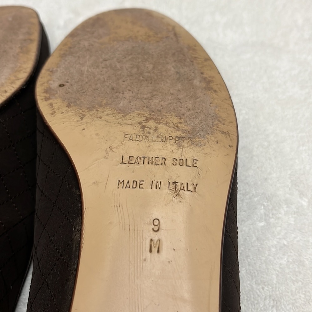 Vintage Talbots Brown Quilted Talbots Loafers. Dark Brown. Size 9M. - Picture 12 of 12